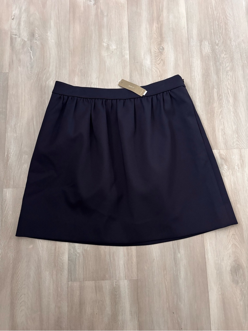 J. Crew Navy A-Line Skirt NWT size 10
